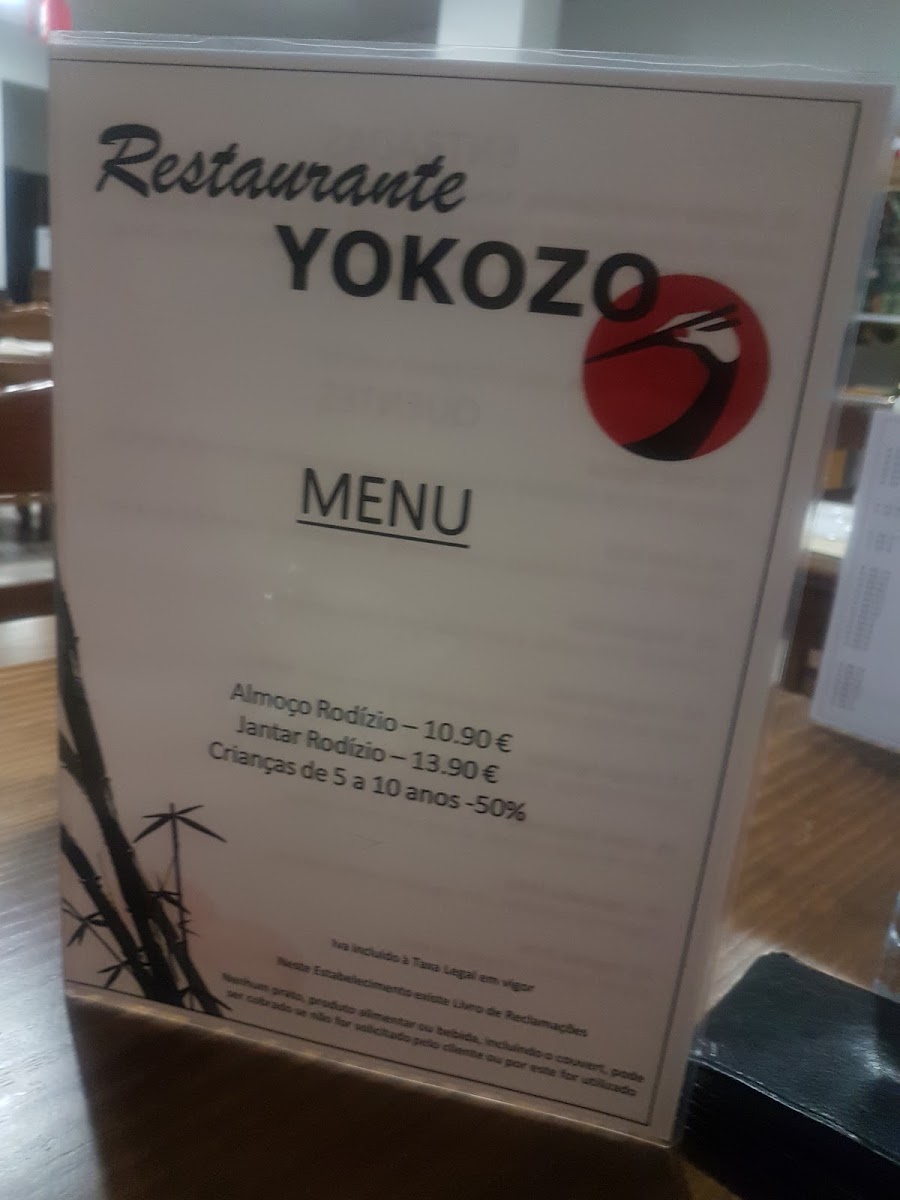 Menu Restaurante Japones - Yokozo Sushi Lounge - Castelo Branco-10