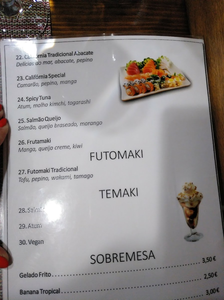 Menu Restaurante Japones - Yokozo Sushi Lounge - Castelo Branco-4