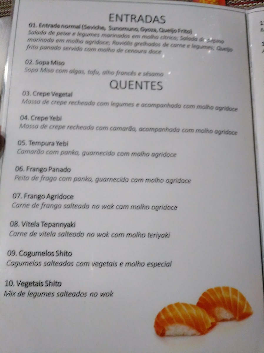 Menu Restaurante Japones - Yokozo Sushi Lounge - Castelo Branco-5